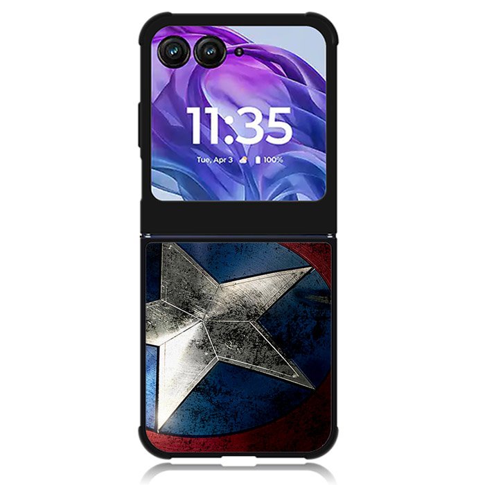 Captain America Motorola Moto Razr Plus 2024 , Moto Razr+ 2024 Case OV1156