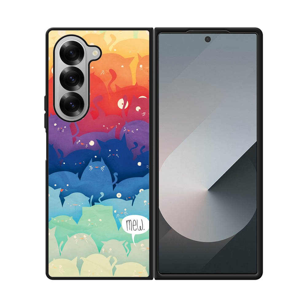 Cats Mew Samsung Galaxy Z Fold 7 5G Case QC1175