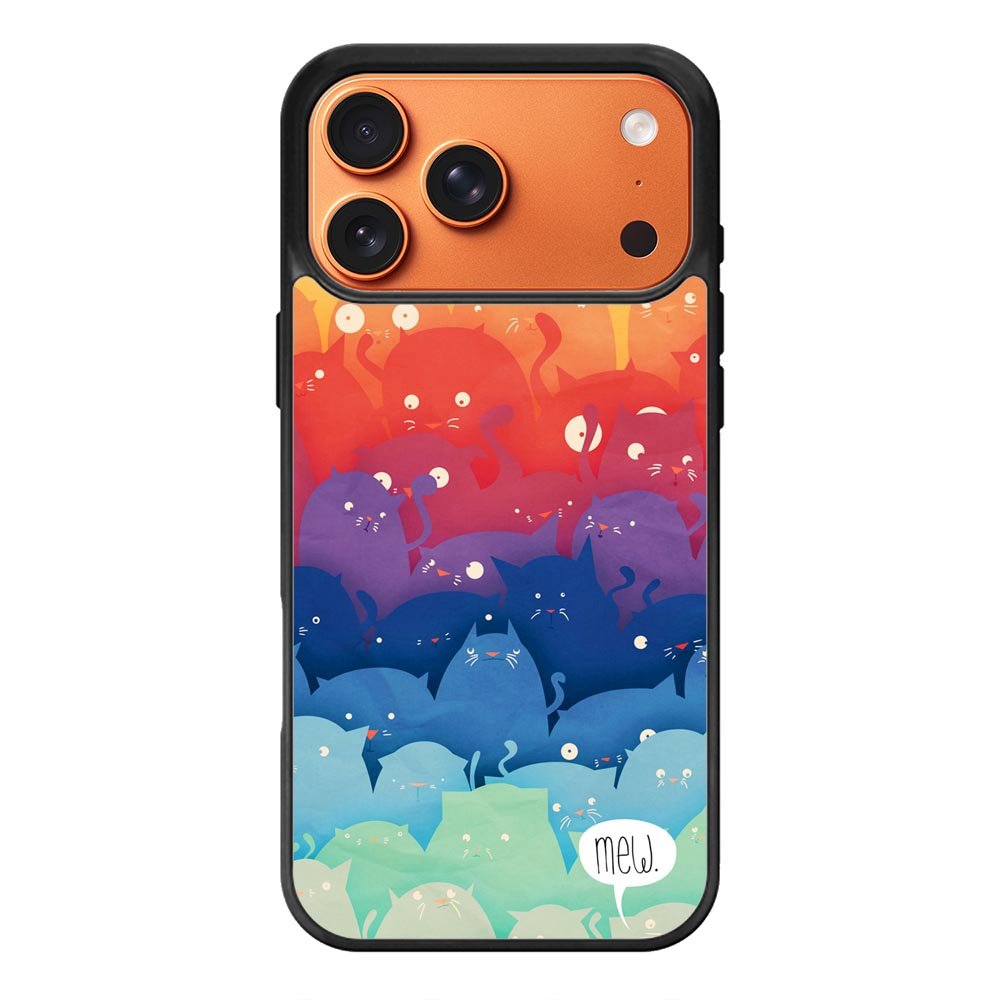 Cats Mew iPhone 17 Pro Max Case QC1175