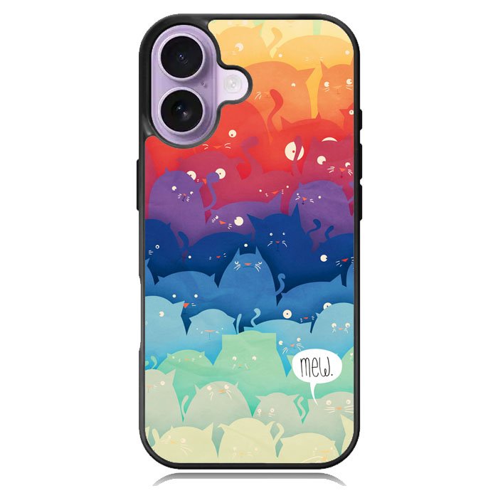 Cats Mew iPhone 17 Case OV1175
