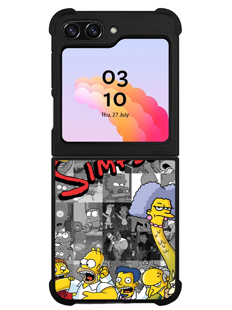 the simpsons character Samsung Galaxy Z Flip 5 5G 2023 Case OV1177