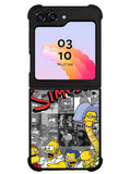 the simpsons character Samsung Galaxy Z Flip 5 5G 2023 Case OV1177