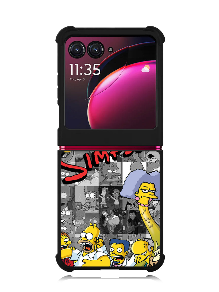 the simpsons character Motorola Moto Razr Plus 2023 , Moto Razr+ 2023 Case OV1177