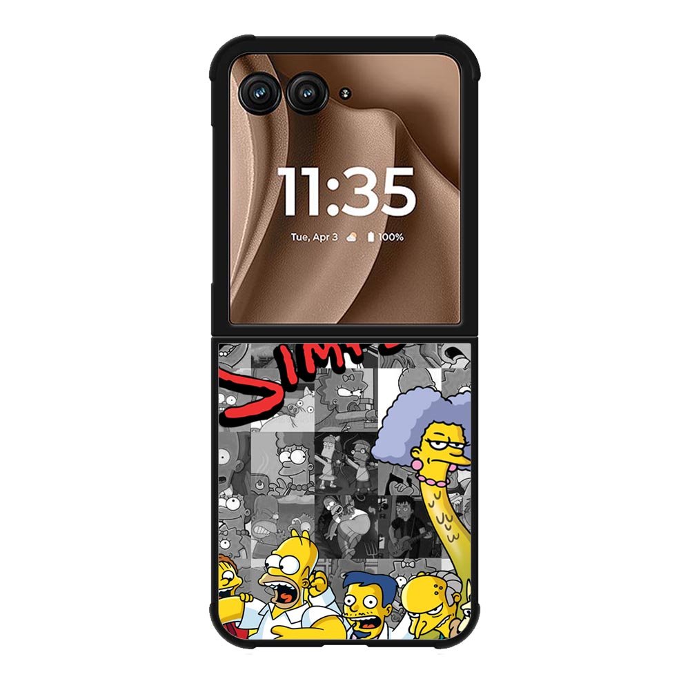 the simpsons character Motorola Moto RAZR Plus 2025 Case OV1177