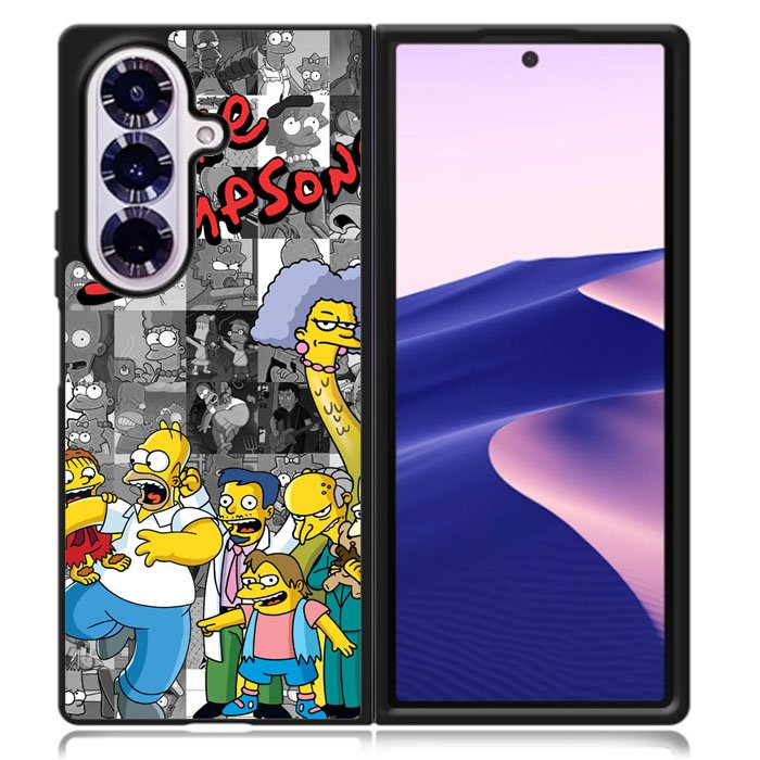 the simpsons character Samsung Galaxy Z Fold 7 Case OV1177