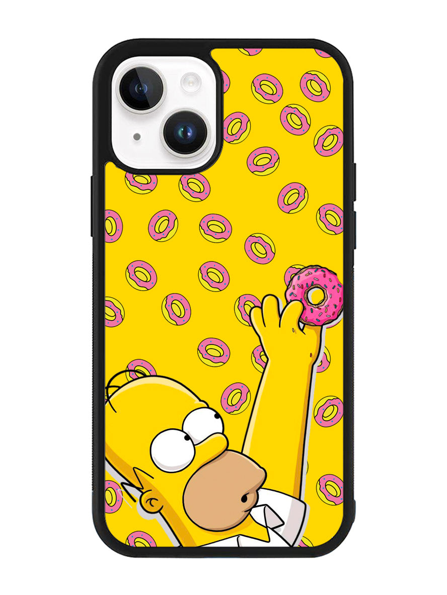 the simpson donuts iPhone 14 Plus Case QC1188