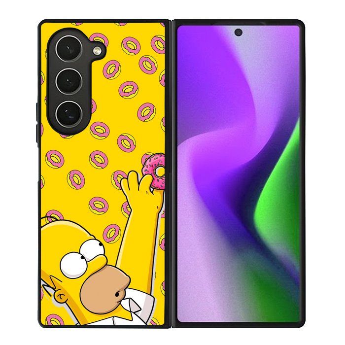 the simpson donuts Samsung Galaxy Z Fold 6 5G 2024 Case OV1188