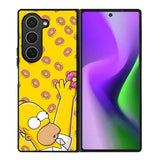 the simpson donuts Samsung Galaxy Z Fold 6 5G 2024 Case OV1188