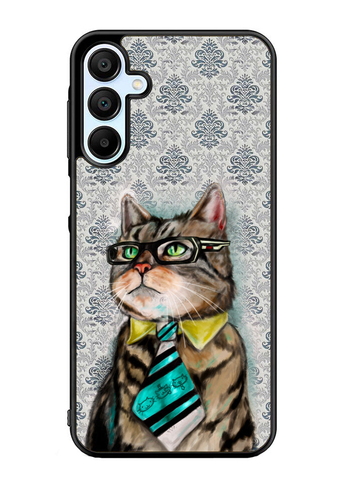business cat Samsung Galaxy A35 5G Case OV1192