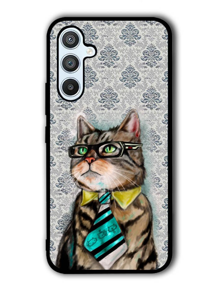 business cat Samsung Galaxy A14 5G Case QC1192