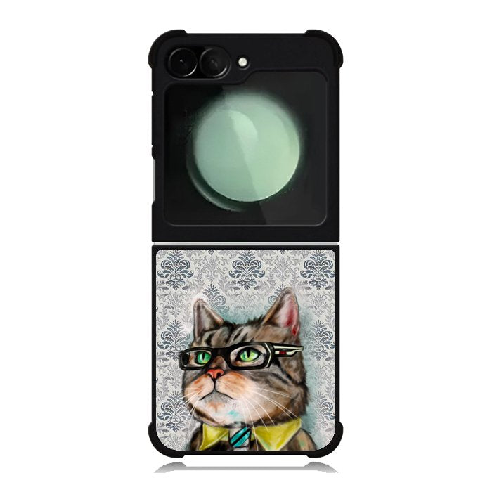 business cat Samsung Galaxy Z Flip 6 5G 2024 Case OV1192