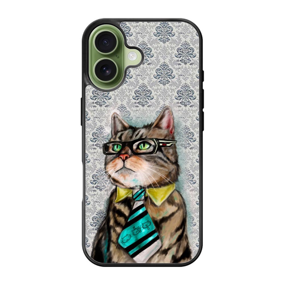business cat iPhone 17 Case OV1192