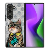 business cat Samsung Galaxy Z Fold 6 5G 2024 Case OV1192