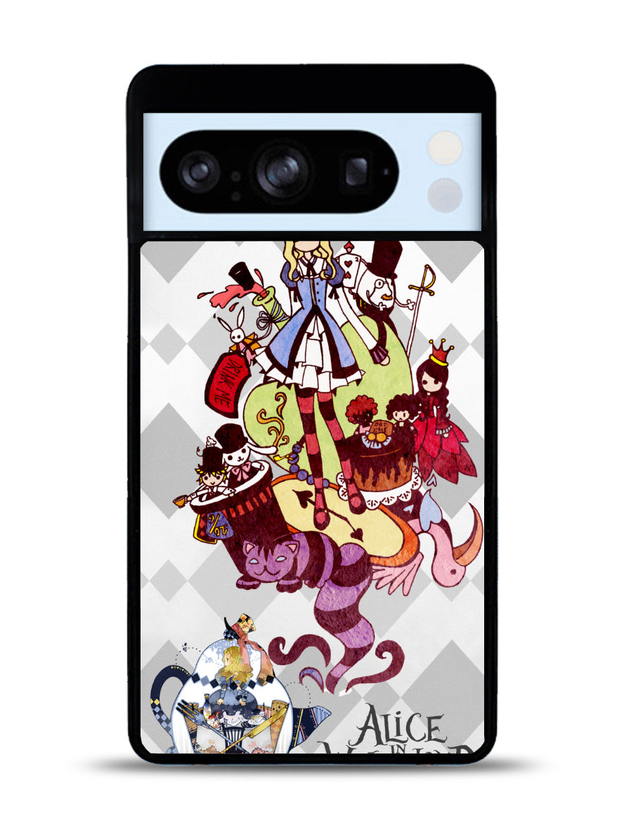 alice in wonderland all character Google Pixel 8 Pro Case QC1200