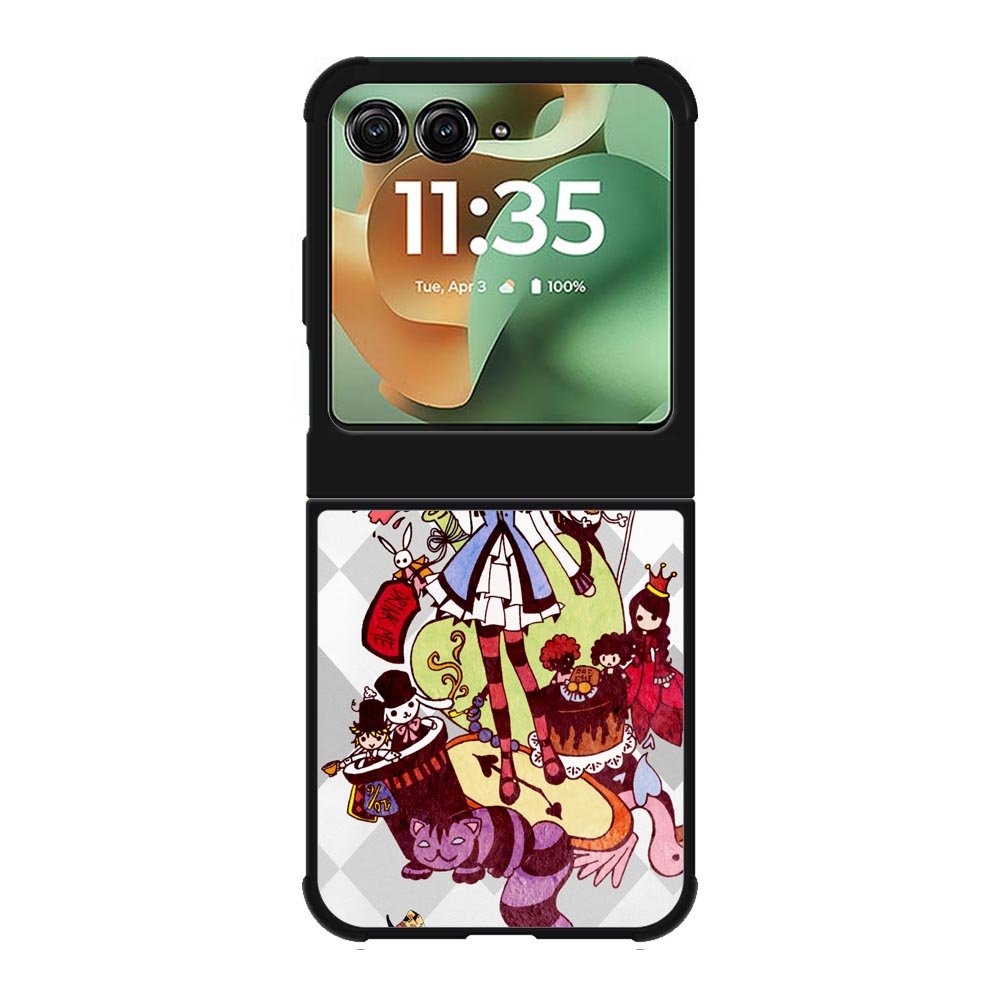 alice in wonderland all character Motorola Moto RAZR 2025 Case OV1200