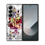 alice in wonderland all character Samsung Galaxy Z Fold 7 5G Case QC1200