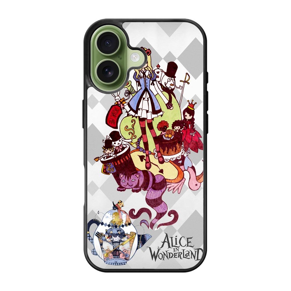 alice in wonderland all character iPhone 17 Case QC1200
