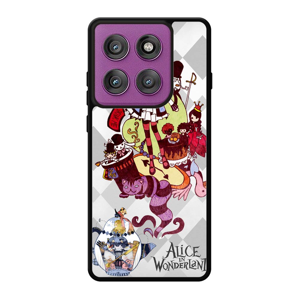 alice in wonderland all character Motorola Moto Edge 60 Pro Case QC1200
