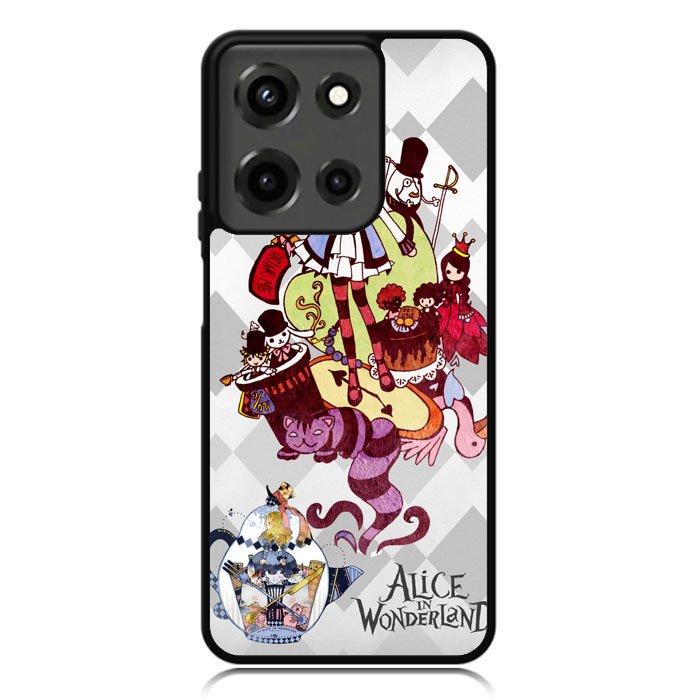 alice in wonderland all character Motorola Moto G 5G 2025 Case OV1200