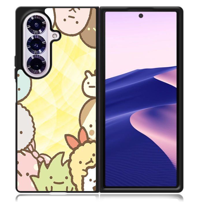 sumikko gurashi team Samsung Galaxy Z Fold 7 Case OV1201