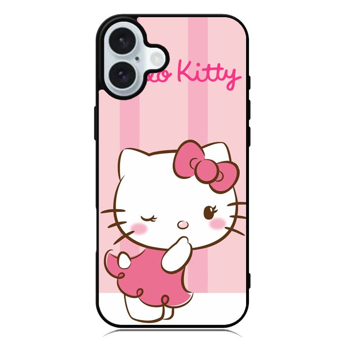 hello kitty cute pink iPhone 16 Case