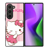 hello kitty cute pink Samsung Galaxy Z Fold 6 Case