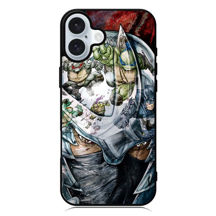 Batman Teenage Mutant Ninja Turtles iPhone 16 Plus Case QC1211