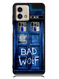 Doctor Who TARDIS Bad Wolf Blue Motorola Moto G Stylus 5G 2023 Case