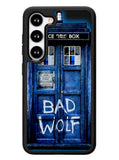 Doctor Who TARDIS Bad Wolf Blue Samsung Galaxy S23 5G Case