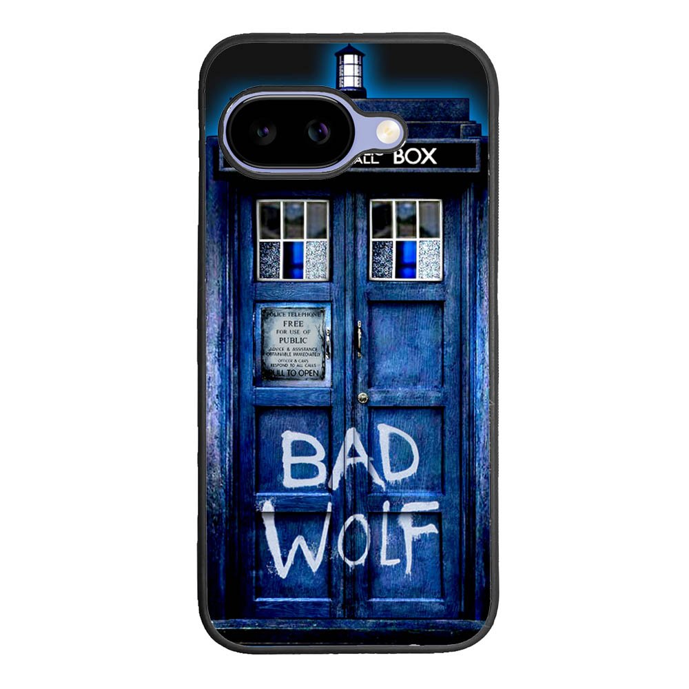Doctor Who TARDIS Bad Wolf Blue Google Pixel 10A Case