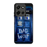 Doctor Who TARDIS Bad Wolf Blue Motorola Moto G 5G 2025 Case OV6453
