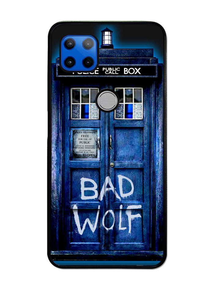 Doctor Who TARDIS Bad Wolf Blue Motorola Moto G 5G Case , Moto One 5G Ace Case