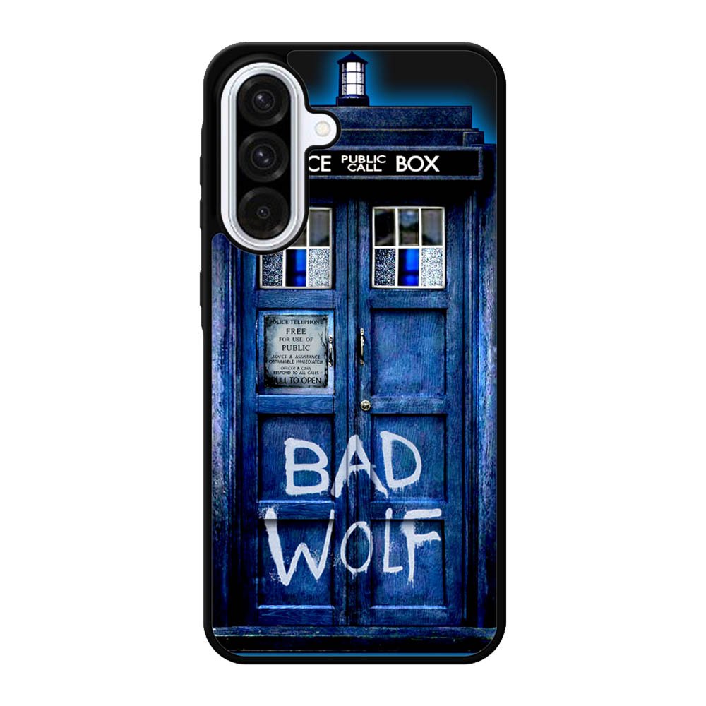 Doctor Who TARDIS Bad Wolf Blue Samsung Galaxy A56 Case OV6453