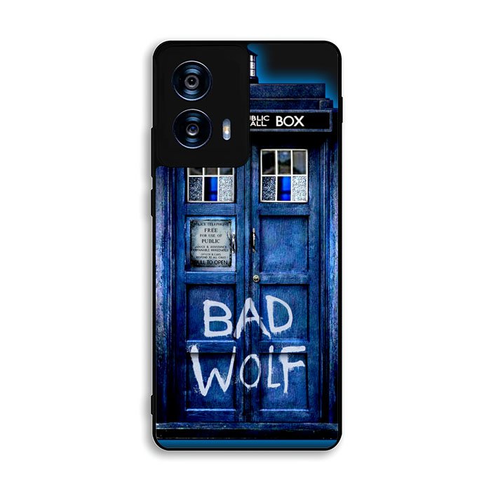 Doctor Who TARDIS Bad Wolf Blue Motorola Moto G Power 5G 2024 Case OV1943