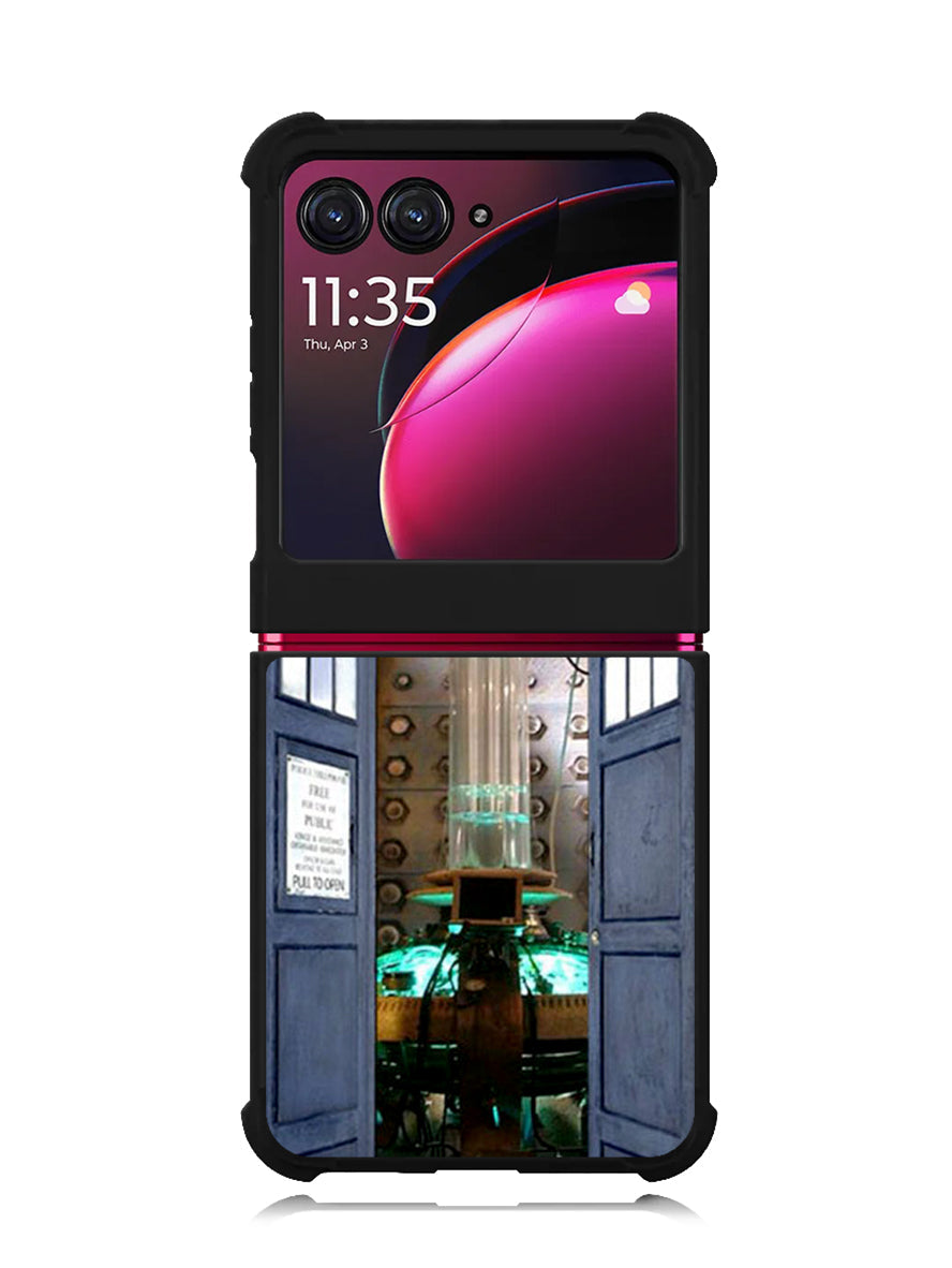Doctor Who TARDIS Door Open Motorola Moto Razr Plus 2023 , Moto Razr+ 2023 Case