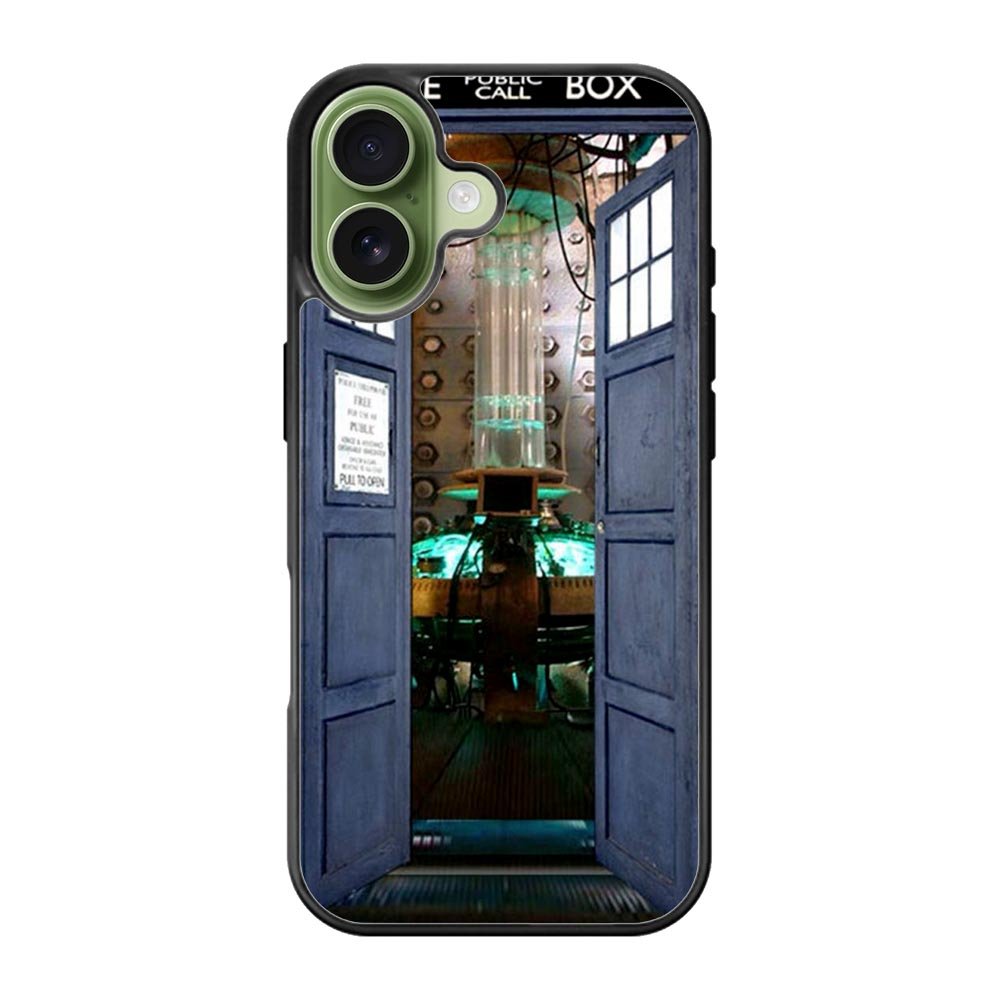 Doctor Who TARDIS Door Open iPhone 17 Case