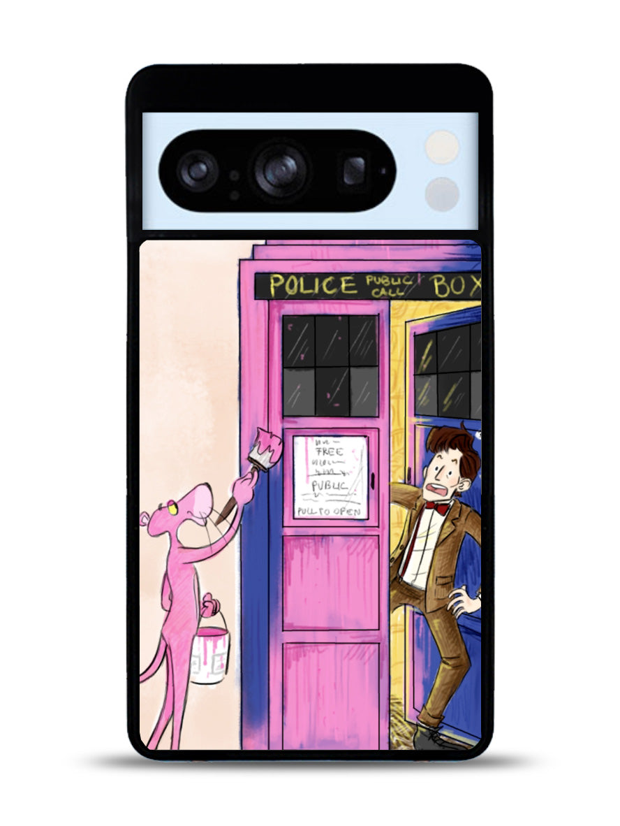 Doctor Who Tardis Funny Google Pixel 8 Pro Case QC1214