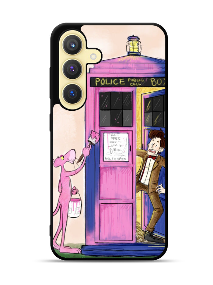 Doctor Who Tardis Funny Samsung Galaxy S25 Plus 5G , Samsung Galaxy S25+ 5G Case OV1214