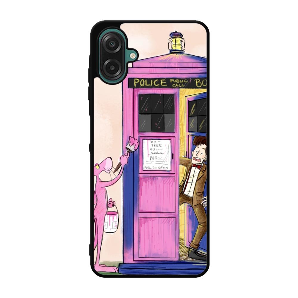 Doctor Who Tardis Funny Samsung Galaxy A07 Case OV1214