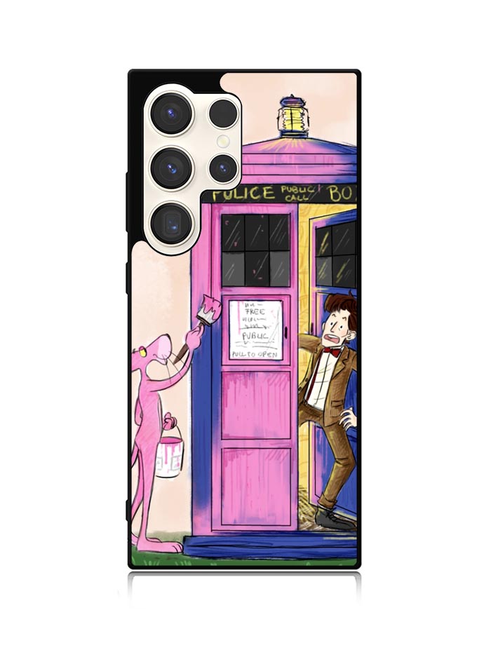 Doctor Who Tardis Funny Samsung Galaxy S25 Ultra 5G Case QC1214