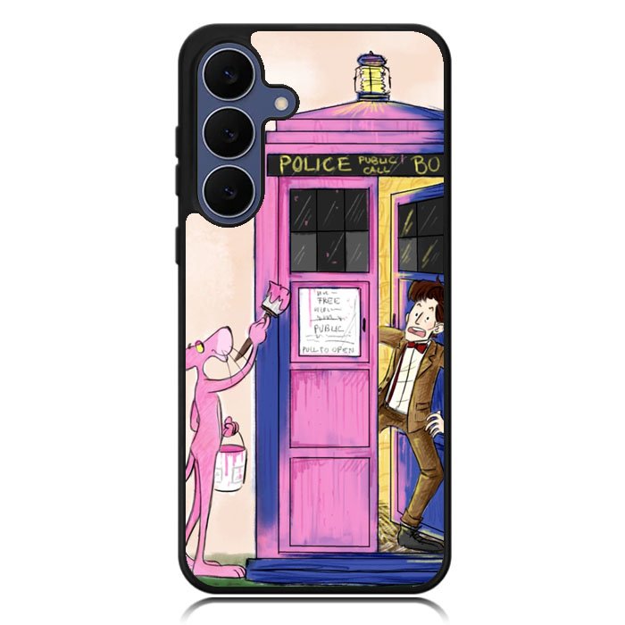 Doctor Who Tardis Funny Samsung Galaxy S25 FE Case OV1214