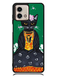 Frida Catlo Floral Black Cat Motorola Moto G Stylus 5G 2023 Case OV1215