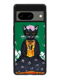 Frida Catlo Floral Black Cat Google Pixel 8 Case QC1215