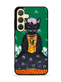 Frida Catlo Floral Black Cat Samsung Galaxy S25 Plus 5G , Samsung Galaxy S25+ 5G Case OV1215