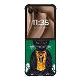 Frida Catlo Floral Black Cat Motorola Moto RAZR Plus 2025 Case OV1215