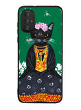 Frida Catlo Floral Black Cat Motorola Moto G Pure 2021 , Moto G Power 2022 Case OV1215