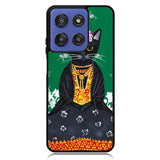 Frida Catlo Floral Black Cat Motorola Moto G Stylus 5G 2025 Case OV1215