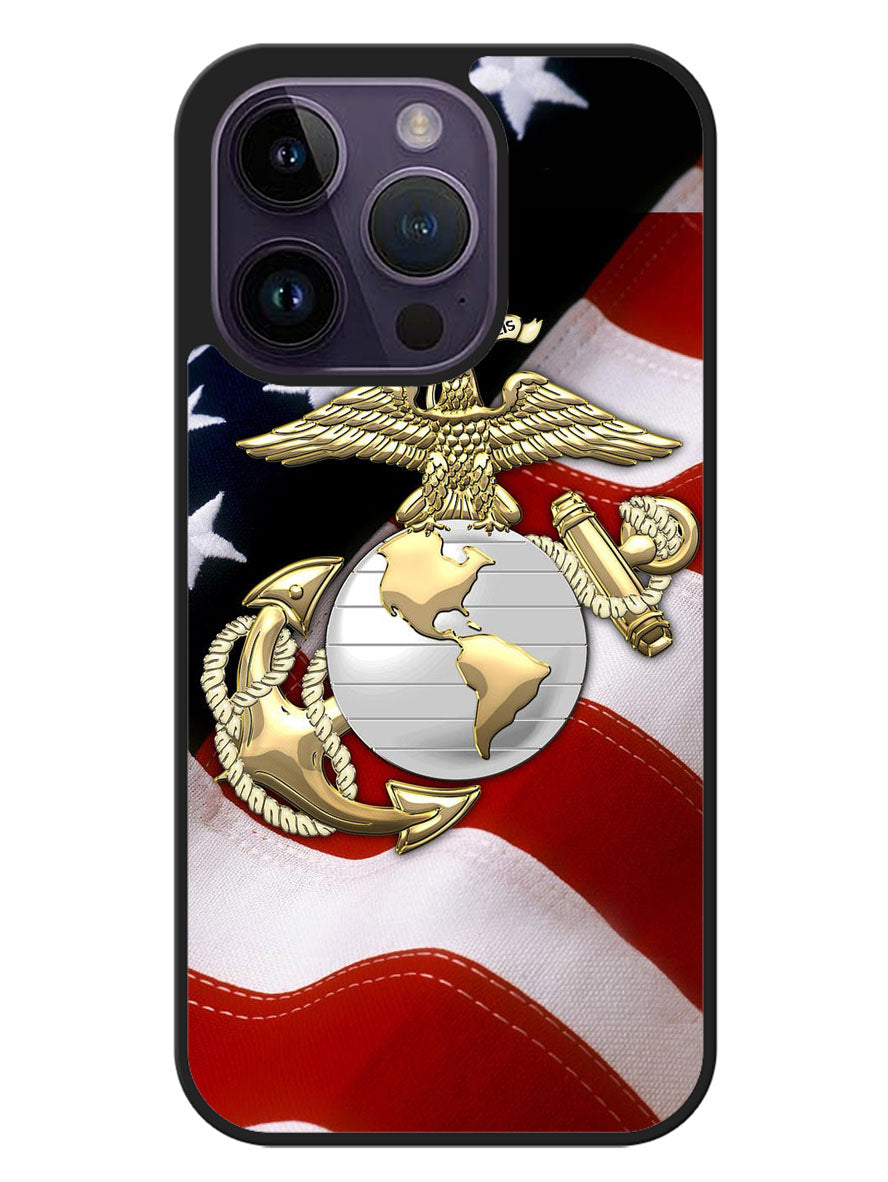 Marine Corps Anchor 1st iPhone 14 Pro Max Case