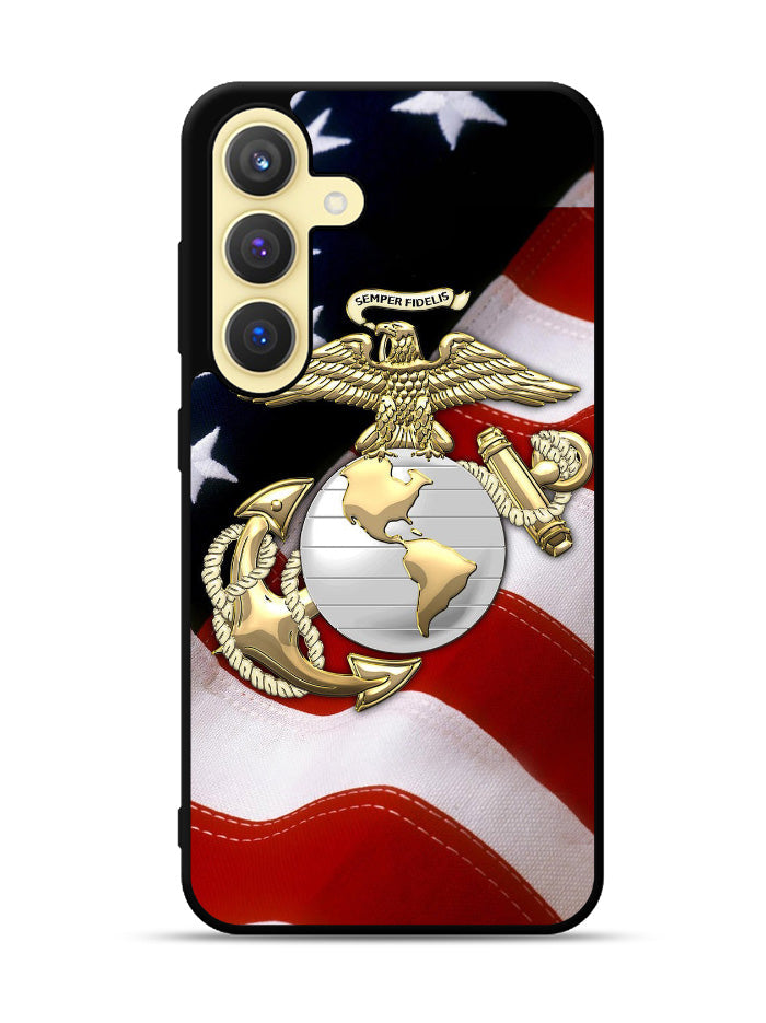 Marine Corps Anchor 1st Samsung Galaxy S25 Plus 5G , Samsung Galaxy S25+ 5G Case