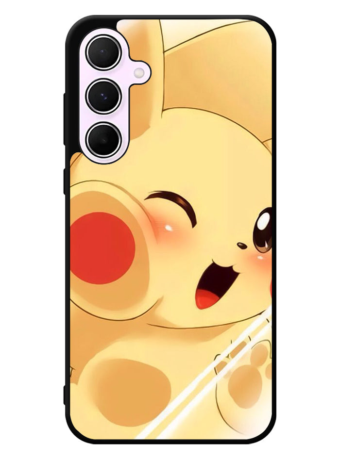 Pikachu Cute Pokemon Samsung Galaxy A35 5G Case